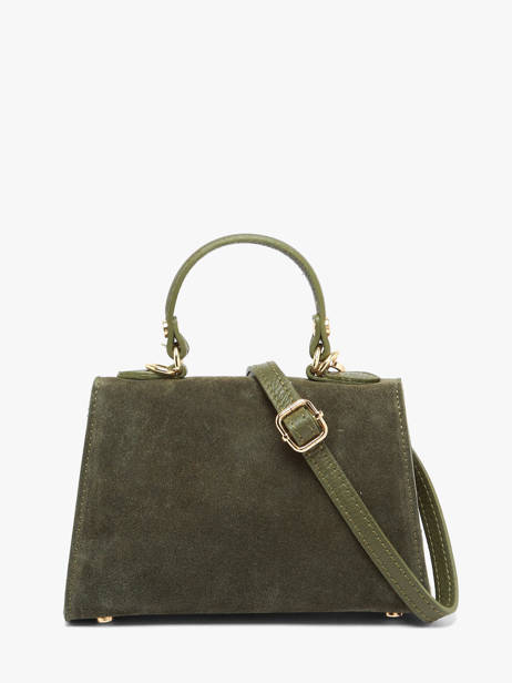 Shoulder Bag Velvet Caviar Leather Milano Green velvet caviar VC25116 other view 4