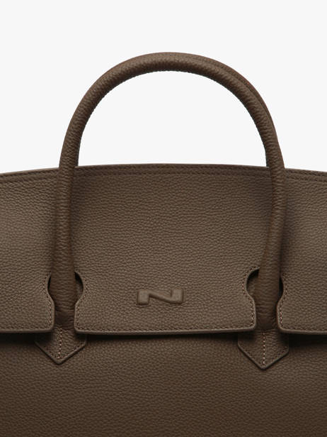 Top Handle Clara Leather Nathan baume Brown nathan 2 other view 3