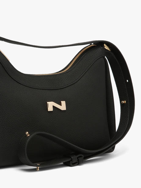 Sac Porté épaule Maia Cuir Nathan baume Noir nymphea 6 vue secondaire 2