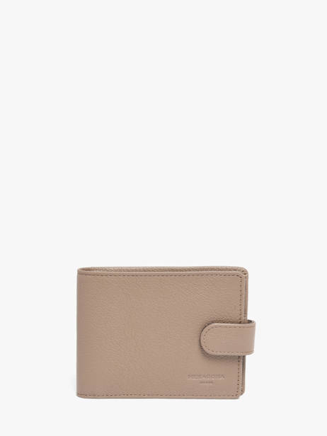 Wallet Leather Hexagona Brown confort 461050R