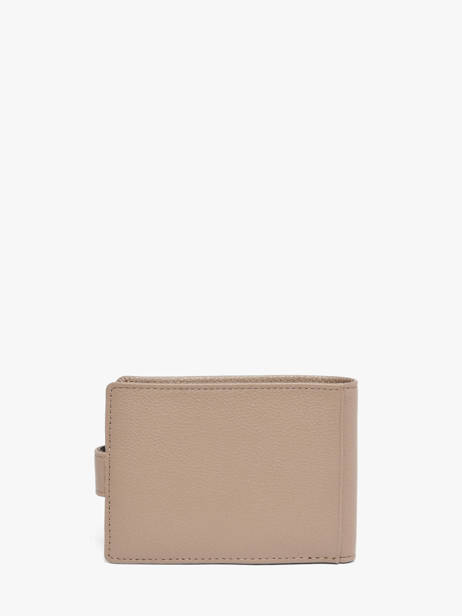 Wallet Leather Hexagona Brown confort 461050R other view 3