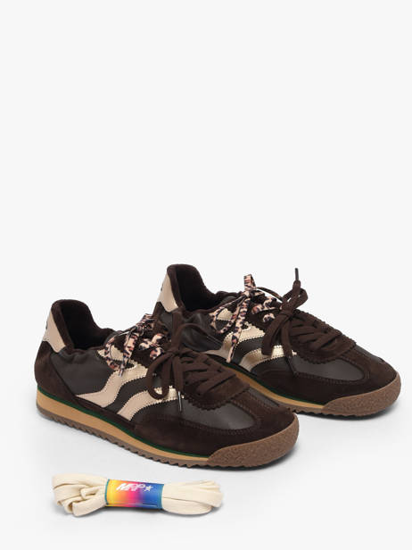 Sneakers Utah En Cuir Mrp star Marron women 21 vue secondaire 1