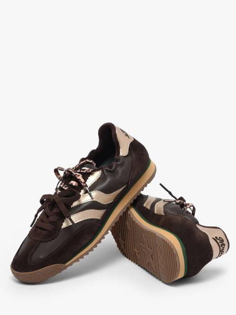 Sneakers Utah En Cuir Mrp star Marron women 21 vue secondaire 2