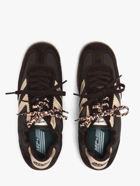 Sneakers Utah En Cuir Mrp star Marron women 21 vue secondaire 3