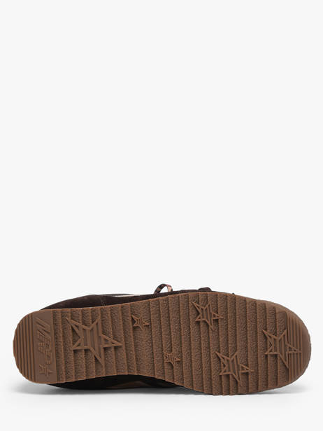 Sneakers Utah En Cuir Mrp star Marron women 21 vue secondaire 4