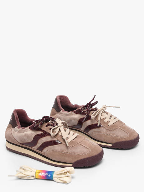 Sneakers Utah En Cuir Mrp star Rose women 4 vue secondaire 1
