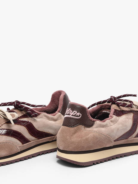 Sneakers Utah En Cuir Mrp star Rose women 4 vue secondaire 2