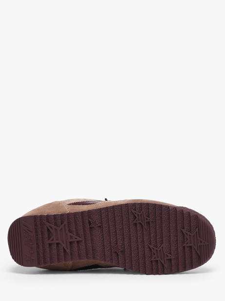 Sneakers Utah En Cuir Mrp star Rose women 4 vue secondaire 4