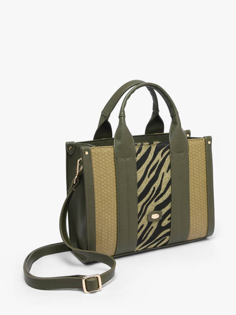 Satchel Zoe Hexagona Green zoe 2320316 other view 2