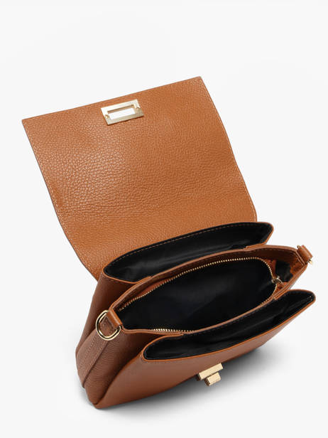 Sac Bandoulière Caviar Cuir Milano Marron caviar CA24061O vue secondaire 3