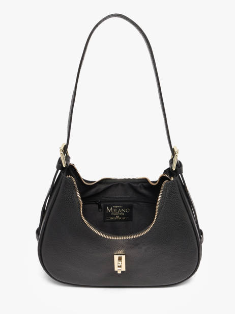 Hobo Caviar Cuir Milano Noir caviar CA26069 vue secondaire 2