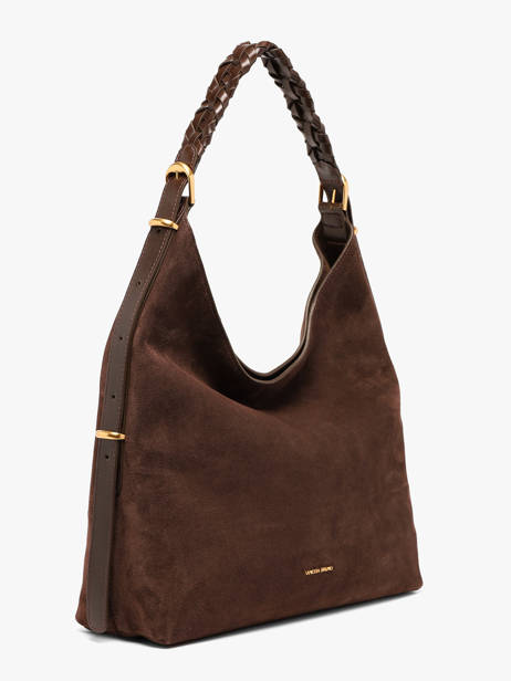 Large Suede Jess Hobo Bag Vanessa bruno Brown jess 29V40917 other view 2