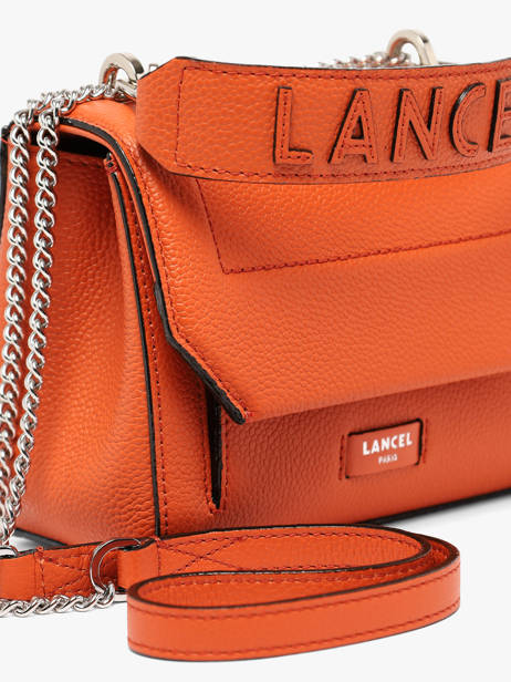 Top Handle S Ninon Leather Lancel Orange ninon A09221 other view 2