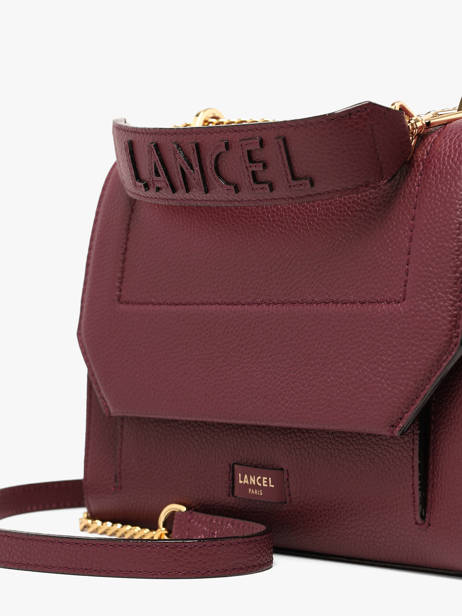 Top Handle M Ninon Leather Lancel Violet ninon A09222 other view 3