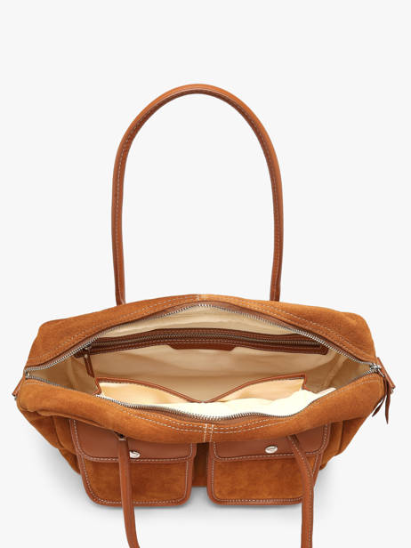 Sac Porté Main A4 La Suite Cuir Paul marius Marron la suite DANDYSUI vue secondaire 2