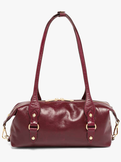 Sac Porté épaule Shiny Sauvage Cuir Milano Rouge shiny sauvage SS26065