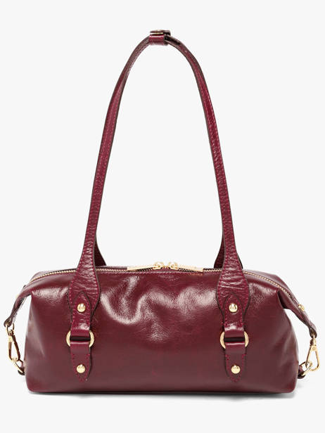 Sac Porté épaule Shiny Sauvage Cuir Milano Rouge shiny sauvage SS26065 vue secondaire 3