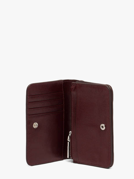 Wallet Leather Nat et nin Red vintage YSIA other view 1