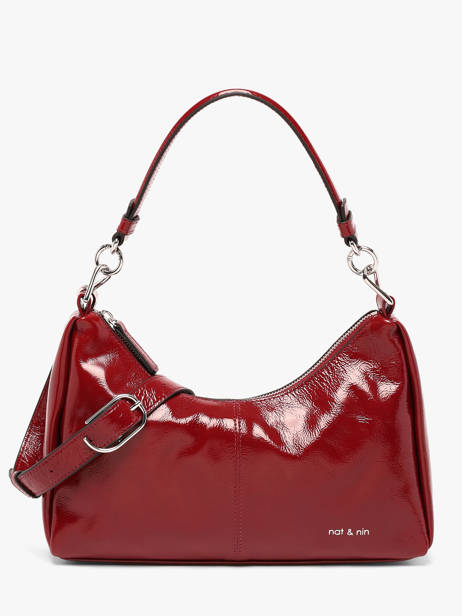 Sac Porté épaule Vintage Cuir Nat et nin Rouge vintage REJINA