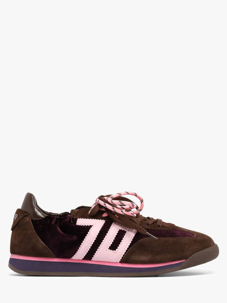 Sneakers Rocket En Cuir Back 70 Marron women 73