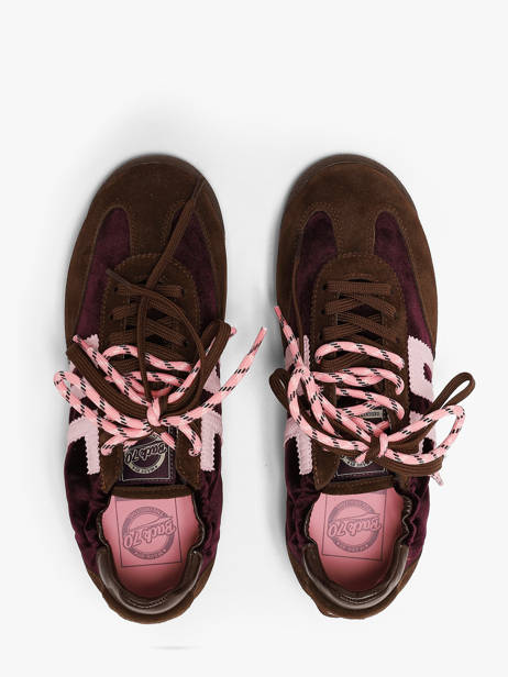 Sneakers Rocket En Cuir Back 70 Marron women 73 vue secondaire 3