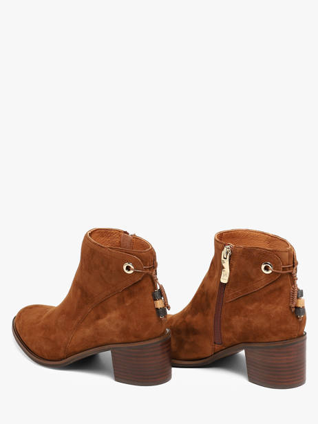 Heeled Boots In Leather Mam'zelle Brown accessoires CSIUY55 other view 2