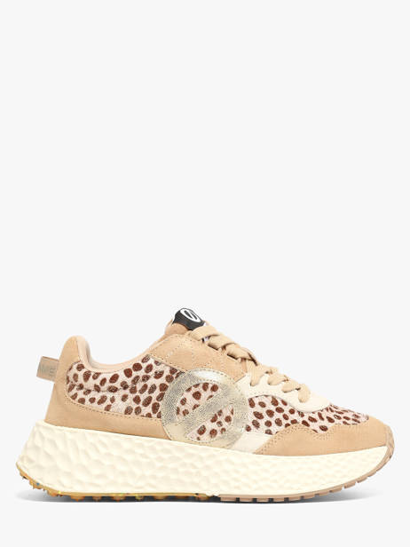Sneakers Plateforme En Cuir No name Beige women NNVESL04