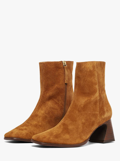 Heeled Boots In Leather Angel alarcon Brown accessoires 507O other view 1
