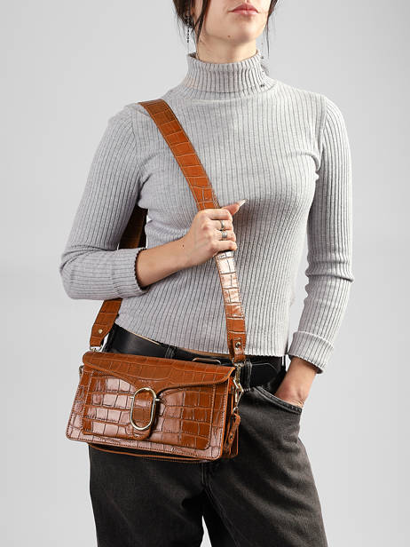 Sac Bandoulière Cocco Balo Cuir Milano Marron cocco balo CB26063 vue secondaire 1