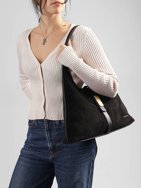 Shoulder Bag Vintage Leather Nat et nin Black vintage ROMEO other view 1