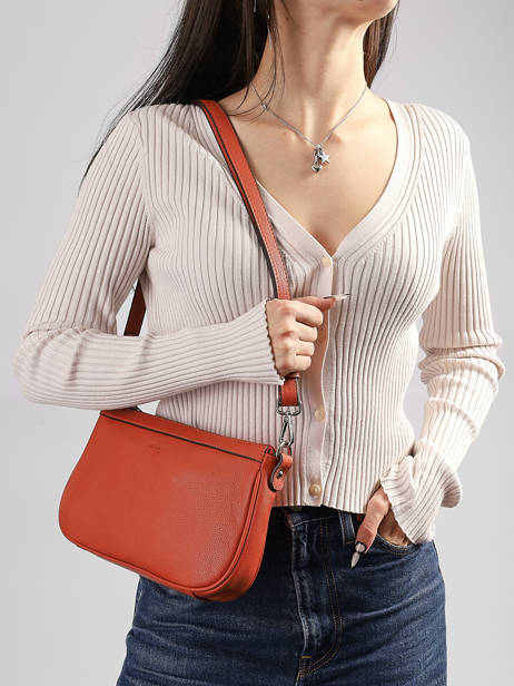 Shoulder Bag Confort Leather Hexagona Orange confort 462348 other view 2