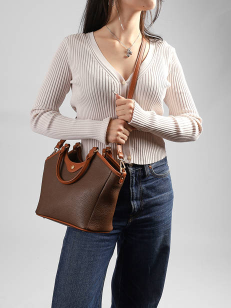 Satchel Ella Hexagona Brown ella 2420281 other view 1