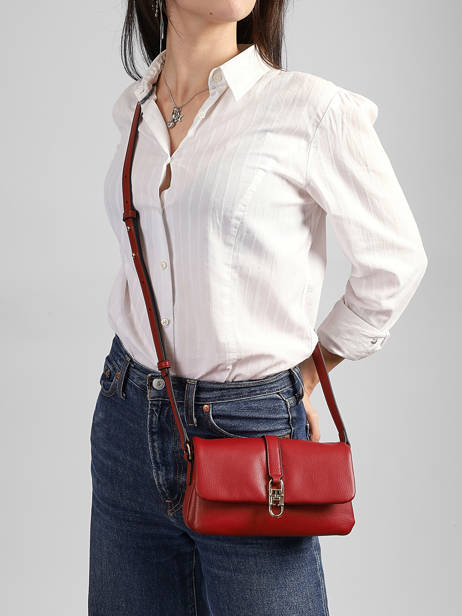 Shoulder Bag Th Libre Recycled Polyester Tommy hilfiger Red th libre AW19198 other view 1