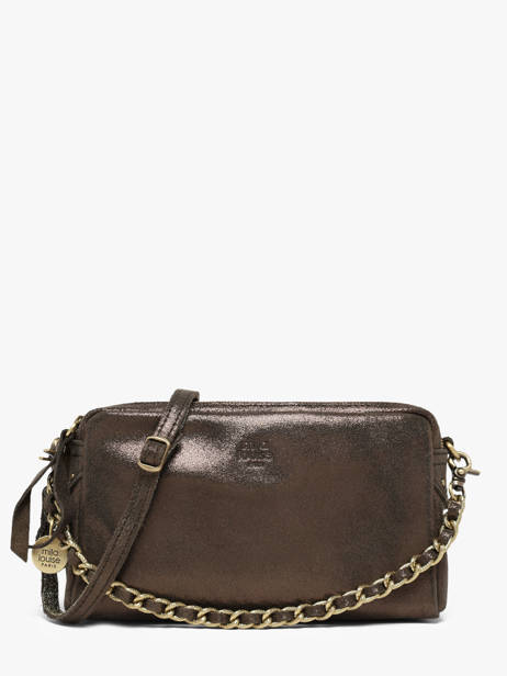Crossbody Bag Vintage Leather Mila louise Green vintage 23673XSX