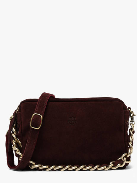 Shoulder Bag Vintage Leather Mila louise Red vintage 23673V