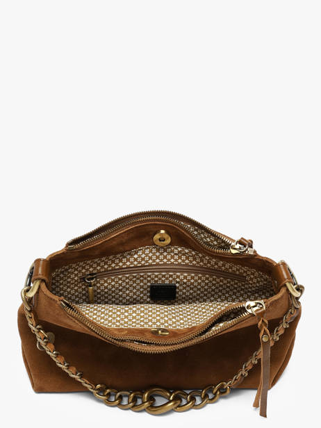 Shoulder Bag Vintage Leather Mila louise Brown vintage 3864VC1 other view 2