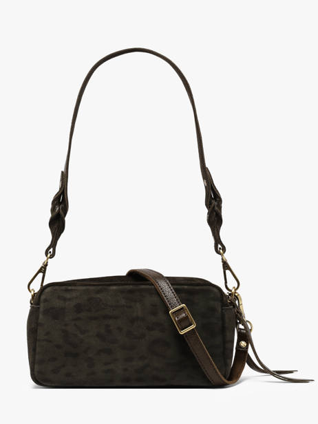 Crossbody Bag Vintage Leather Mila louise Green vintage 3916PA1 other view 3
