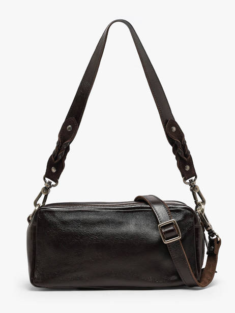 Crossbody Bag Vintage Leather Mila louise Brown vintage 3920CC other view 3