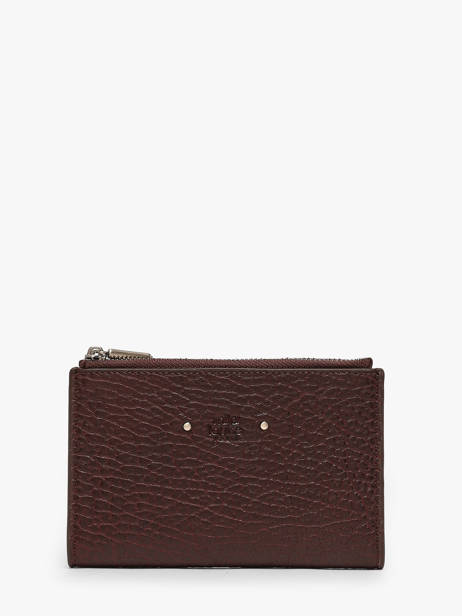 Wallet Leather Mila louise Red vintage 3576E1