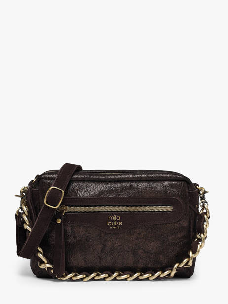 Shoulder Bag Gr Mila louise Brown gr 23673AGR