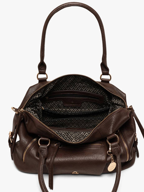 Satchel Bride Lulu castagnette Brown bride BADARA other view 2
