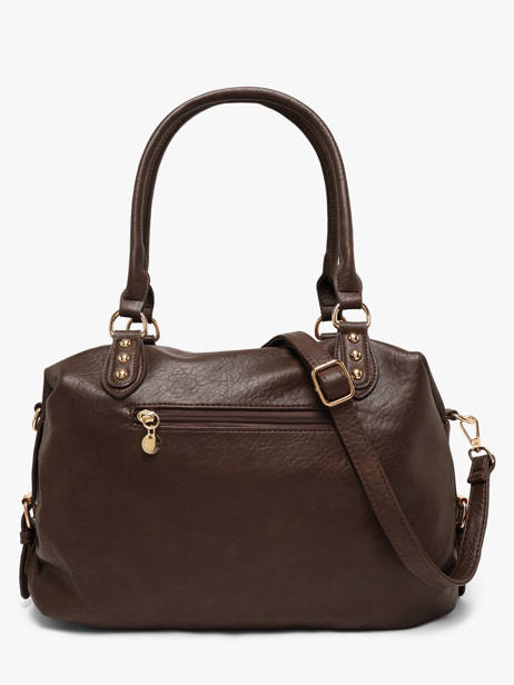 Satchel Bride Lulu castagnette Brown bride BADARA other view 3