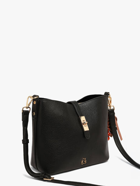 Shoulder Bag Fermoir Lulu castagnette Black fermoir BALKYS other view 1