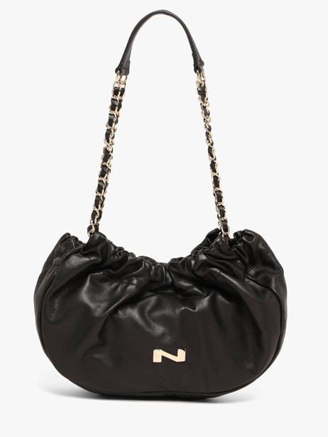 Sac Porté épaule Kate Cuir Nathan baume Noir glamourous 1