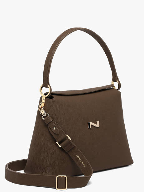 Leather Camelia Shoulder Bag Nathan baume Brown eden 5 other view 1