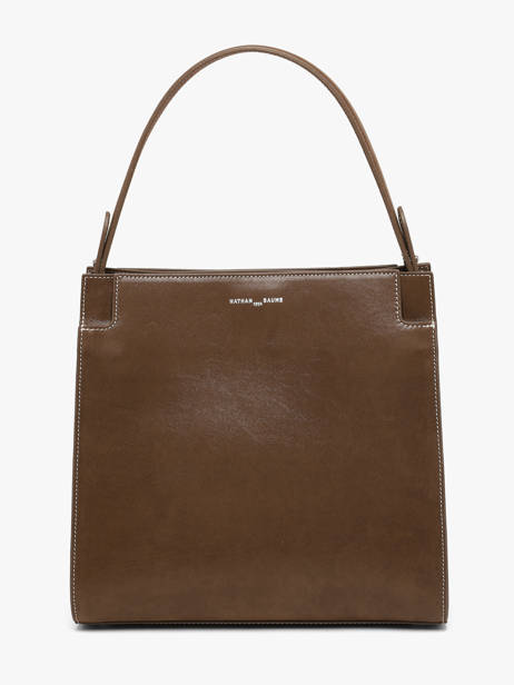 Handbag Dynasty Leather Nathan baume Brown dynasty 4NG other view 4