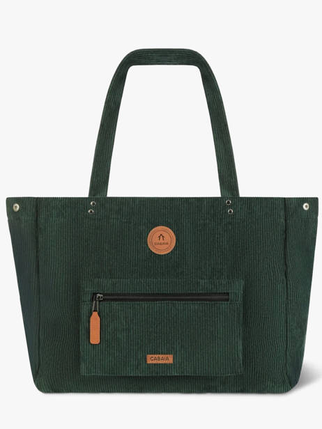 A4 Size Shoulder Bag Adventurer Recycled Polyester Cabaia Green adventurer TOTEBAGL