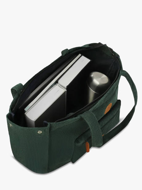 A4 Size Shoulder Bag Adventurer Recycled Polyester Cabaia Green adventurer TOTEBAGL other view 2