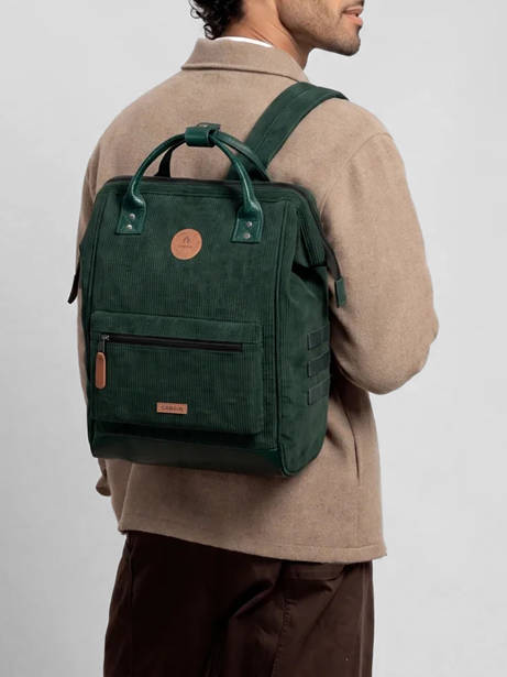 Adventurer Medium - Customisable Backpack  Cabaia Green adventurer BAGS other view 1