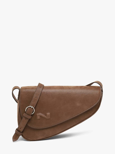 Leather Sunny Nubuck Crossbody Bag Nathan baume Brown n city 6NG
